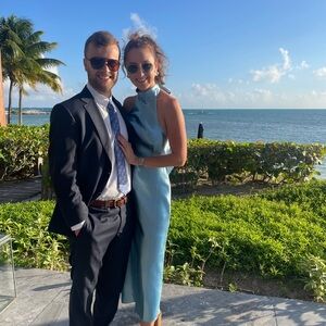 Sachin + Babi Light Blue Maxi Dress